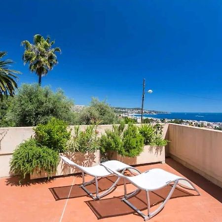 Relaxing Place With Wonderful View...Calme Avec Vue Magnifique Sur La Baie Des Anges, Mais En Campagne A 12 Minutes De La Promenade Des Anglais Nice Exterior photo